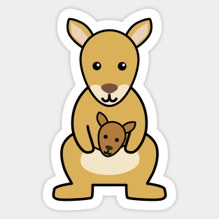 Kangaroo Sticker